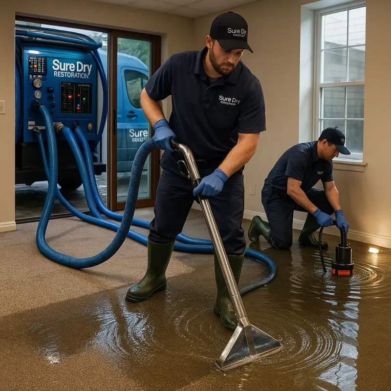 Water Extraction and Removal process in San Augustine County, TX
